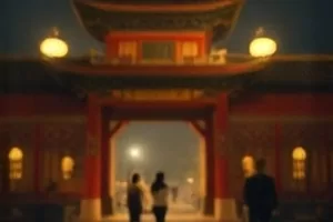 午夜影院深夜主推影片雾港迷踪的码头雾景横版海报